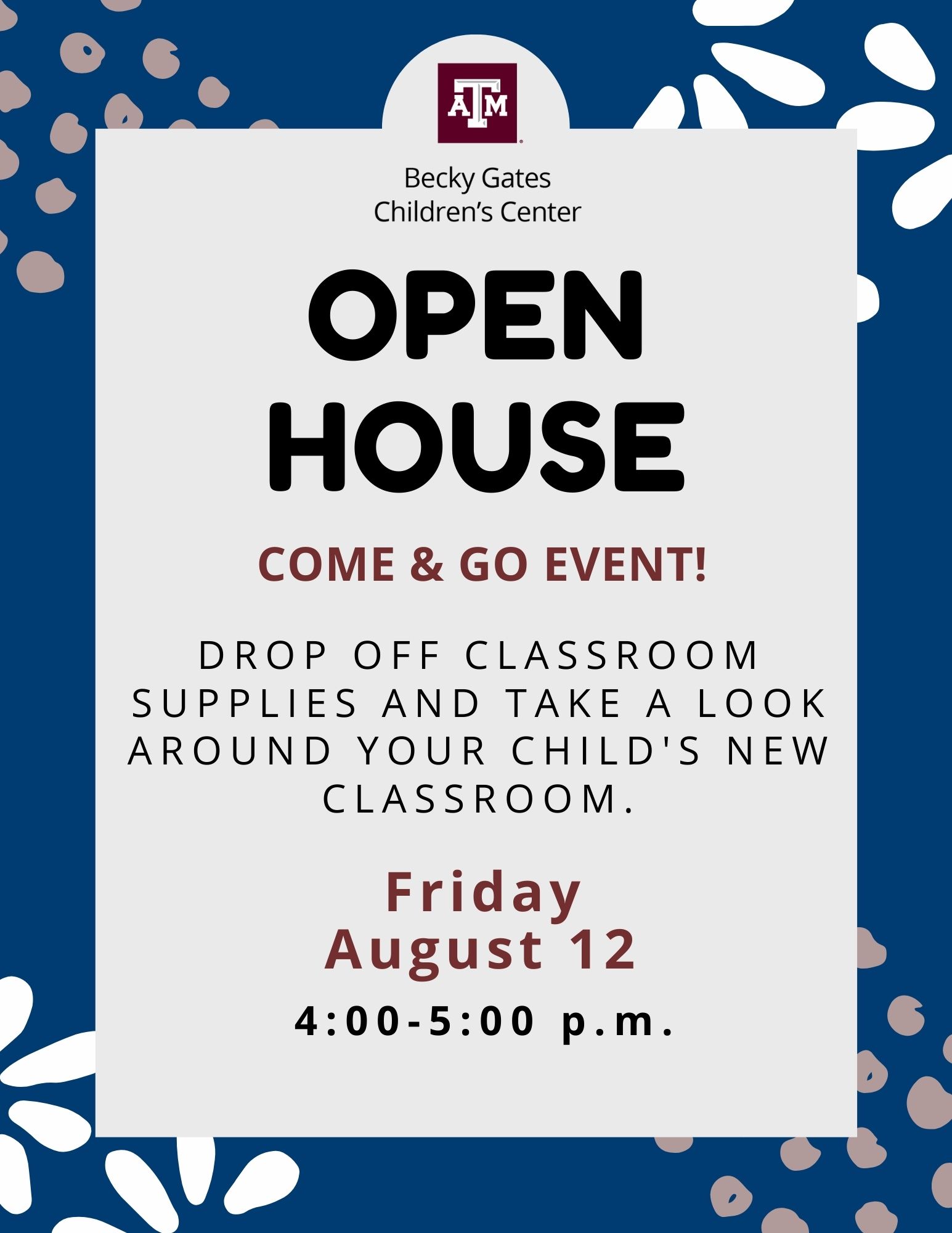 Open House Flyer